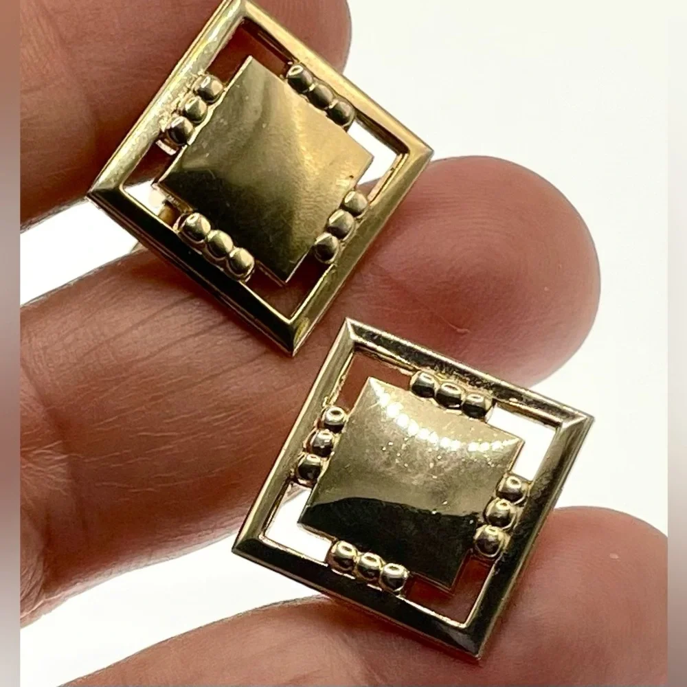 3 for $30 Vintage Gold Tone Openwork Classic Cufflinks